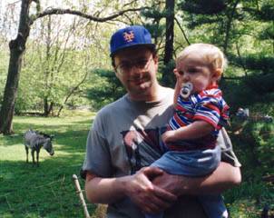 Alexander and his father find a zebra 
at the Bronx Zoo
