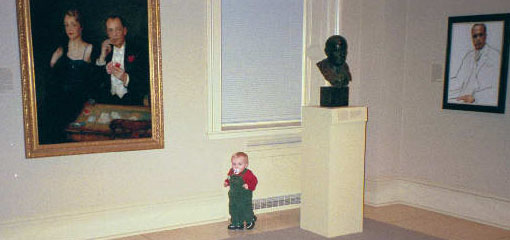 Alexander at the National Portrait Gallery